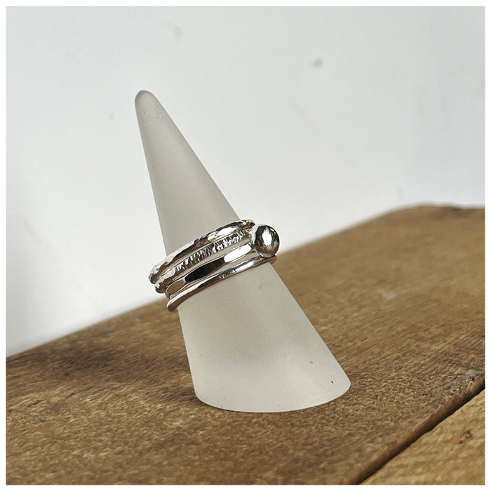 Sterling Silver Ring Stack