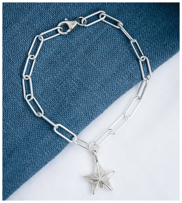 Mini Guiding Star, Trace Chain Bracelet