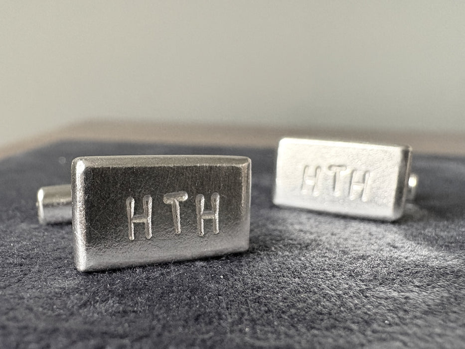 Men's Silver Cufflinks