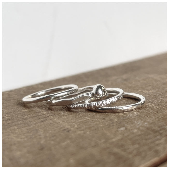 Sterling Silver Ring Stack