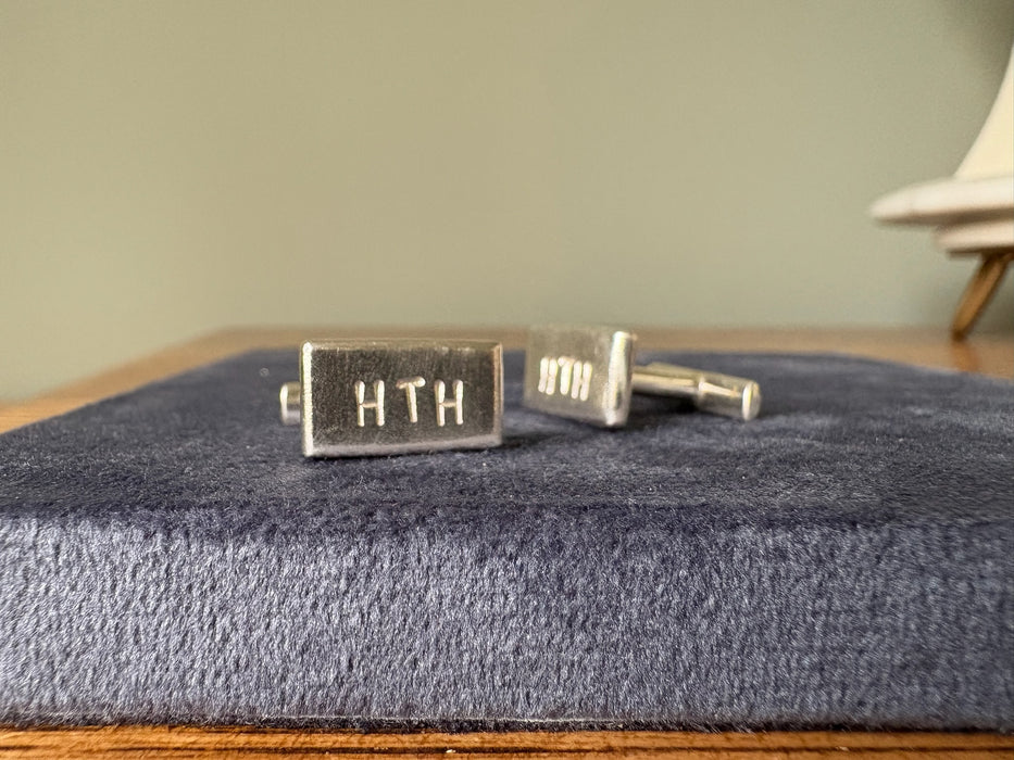 Men's Silver Cufflinks