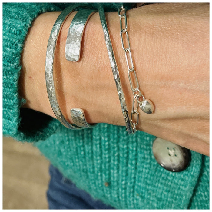 Chunky Bangle with optional charm