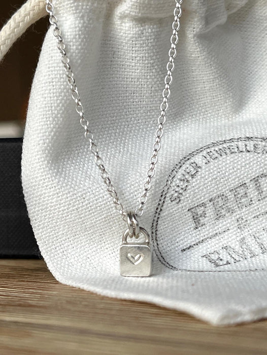 Valentines Mini Love Lock Necklace