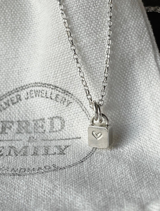 Valentines Mini Love Lock Necklace