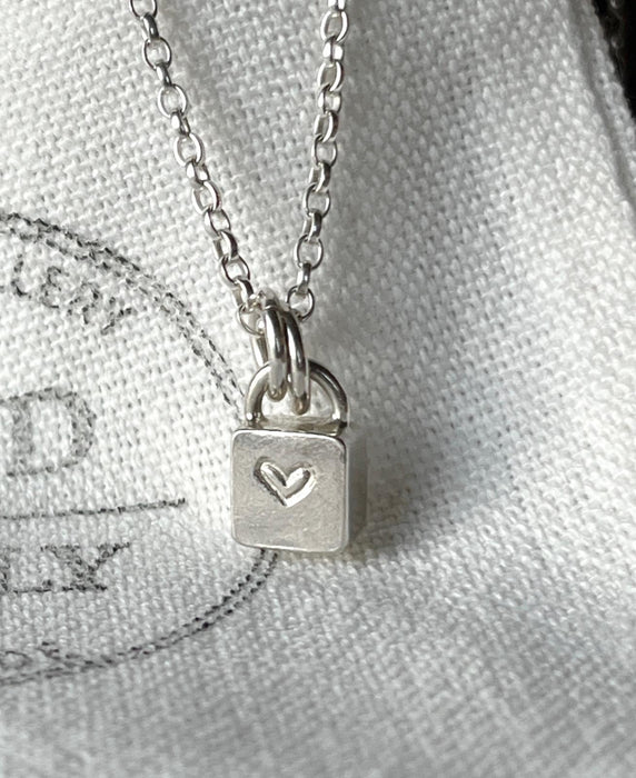 Valentines Mini Love Lock Necklace