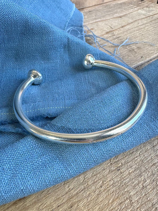 Silver Man's Torque Cuff
