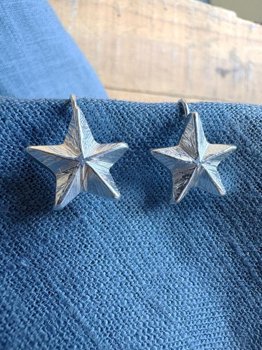 Silver Shooting Star Earrings