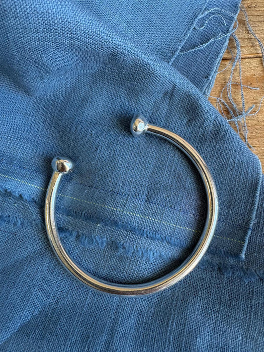 Silver Man's Torque Cuff
