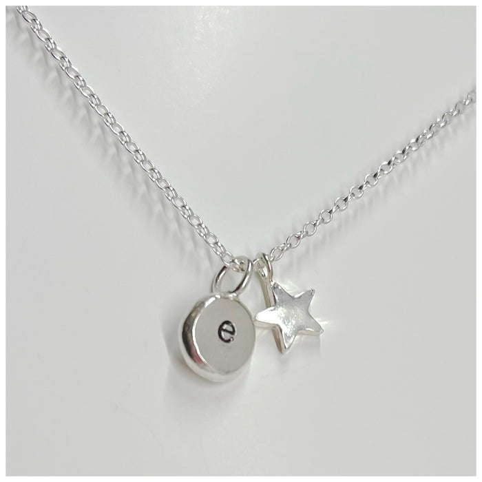 Pebble and Star Pendant